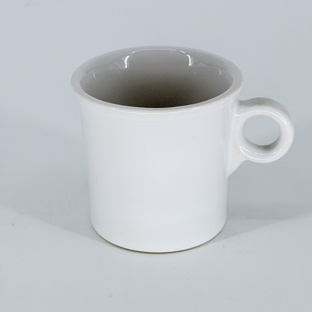 Fiesta Classic Ring Handle Mug 10.25 oz Fiestaware Cup White - Picture 2 of 4